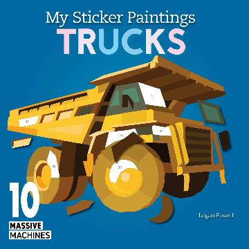 My Sticker Paintings:  Trucks