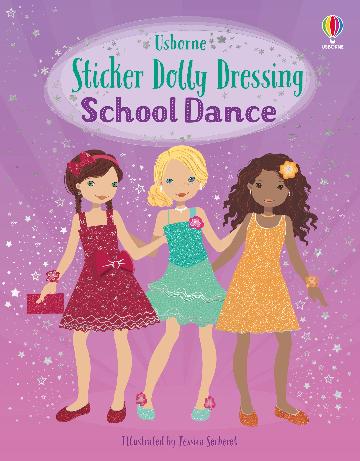 Sticker Dolly Dressing:  School Dance