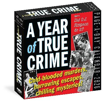 Year of True Crime Page-A-Day Calendar 2026