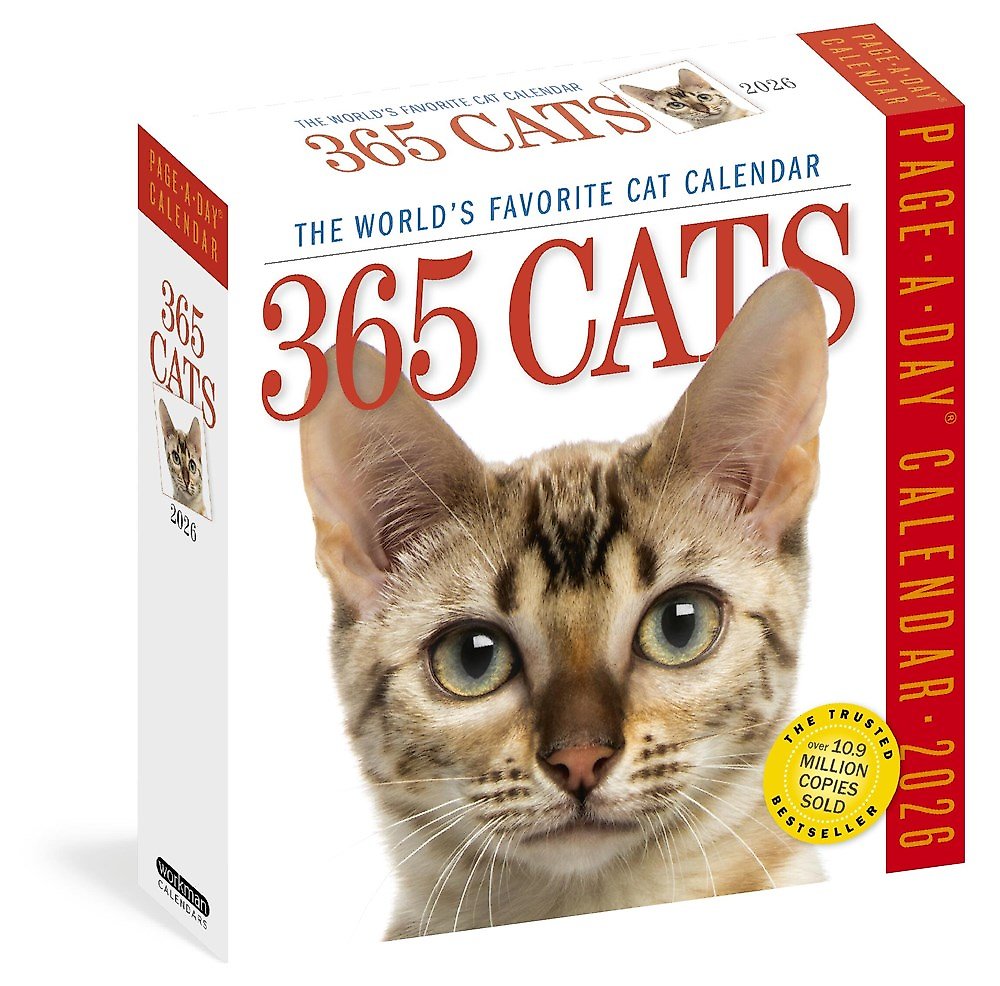 365 Cats Page-A-Day Calendar 2026