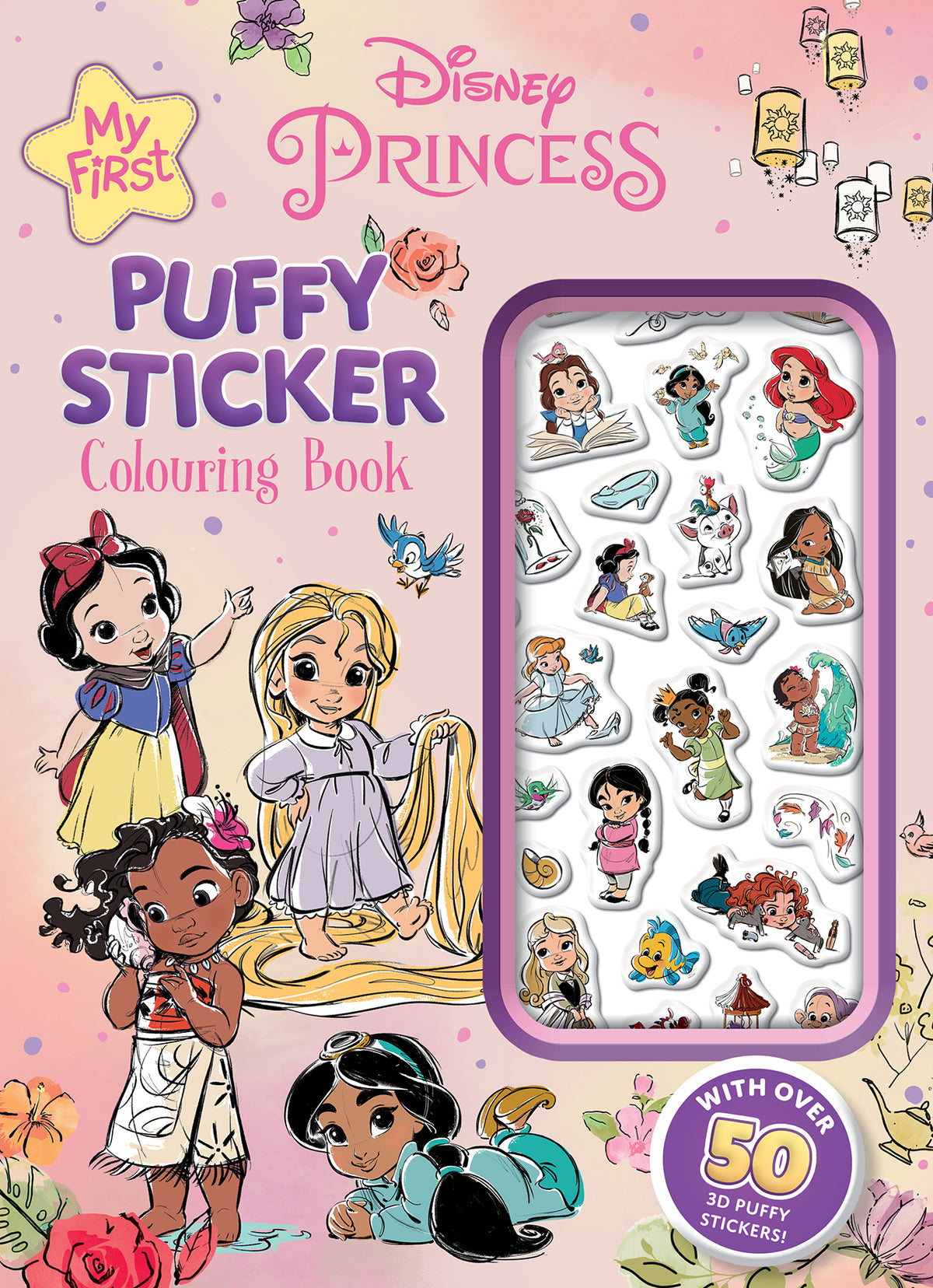Disney Princess: My First Puffy Sticker Colouring Book