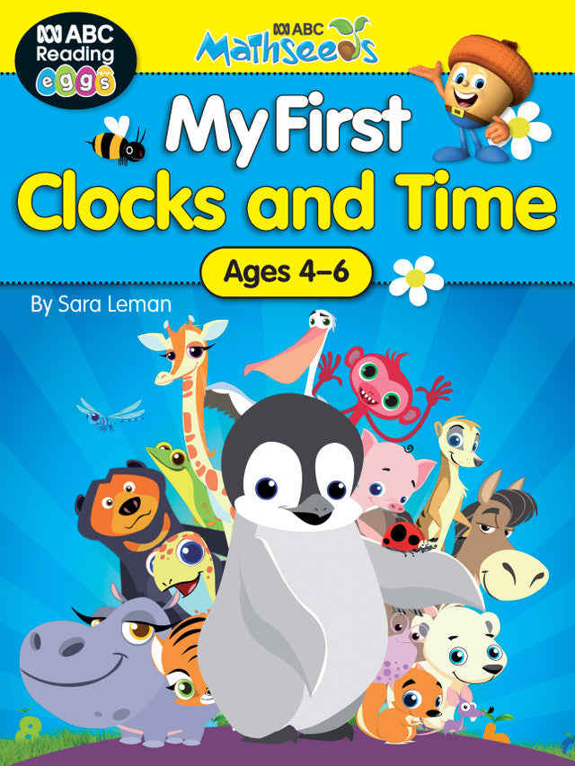 ABC Mathseeds My First Clocks and Time Activity Book