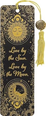 Load image into Gallery viewer, Live by the Sun Love by the Moon Beaded Bookmark
