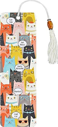Load image into Gallery viewer, PETER PAUPER PRESS Cats Beaded Bookmark [Paperback] Peter Pauper Press
