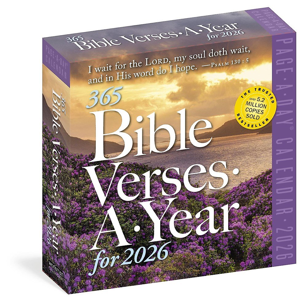 365 Bible Verses-A-Year Page-A-Day Calendar 2026