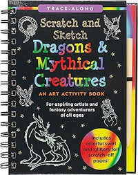 Load image into Gallery viewer, Scratch &amp; Sketch Dragons &amp; Mythical Creatures (Trace Along)
