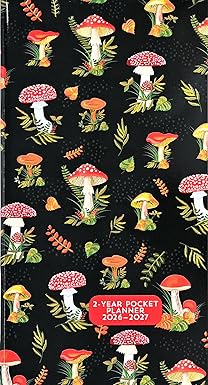 2026-27 Mushrooms 2-Year Pocket Planner (24-Month Calendar)