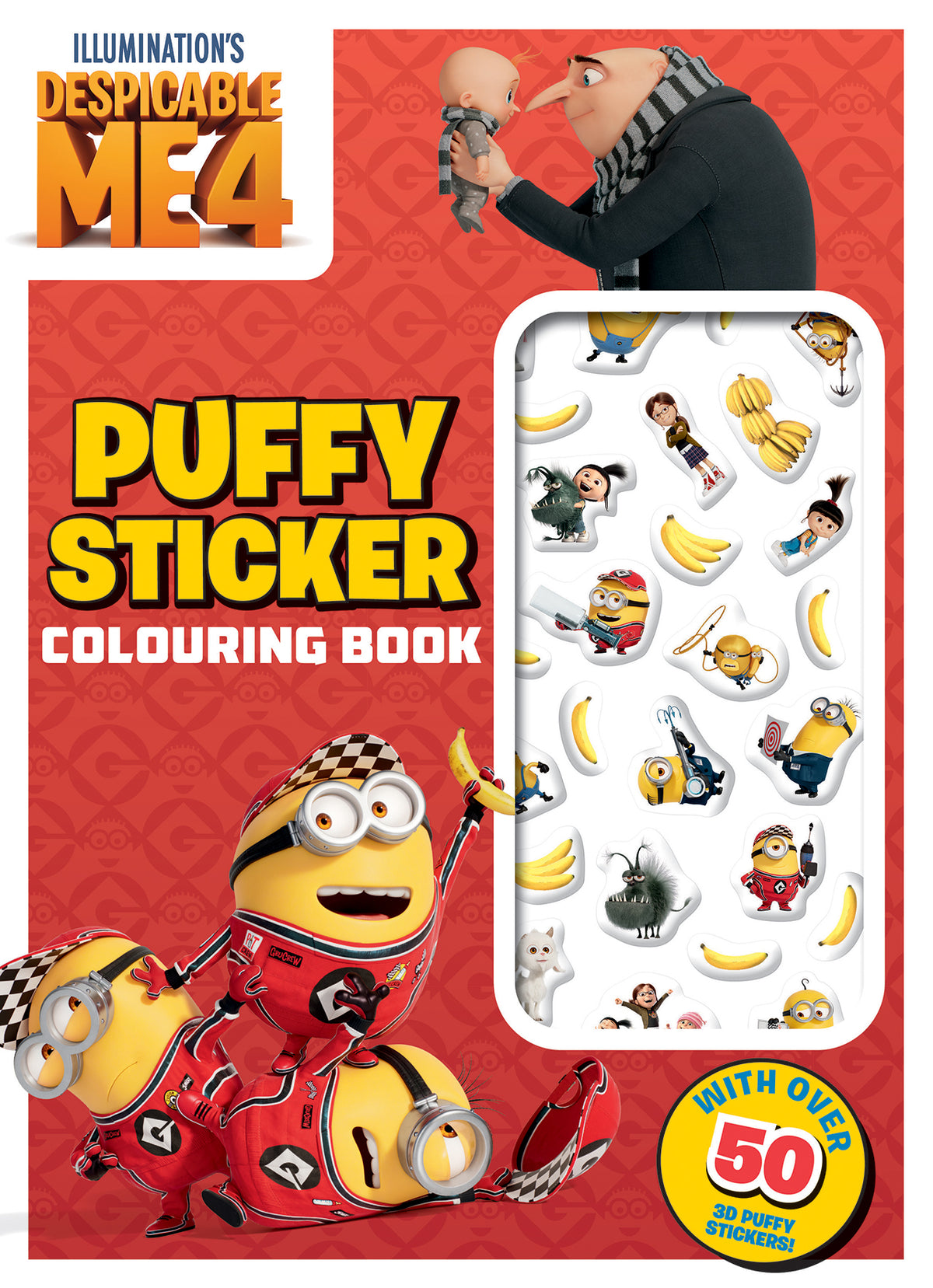 Despicable Me 4: Puffy Sticker Colouring Book (Universal)