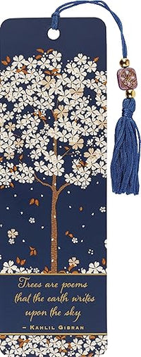 Load image into Gallery viewer, Falling Blossoms Beaded Bookmark
