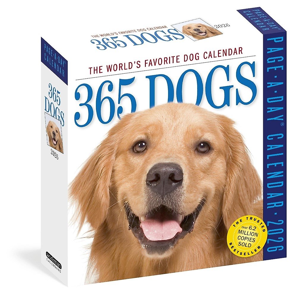 365 Dogs Page-A-Day Calendar 2026