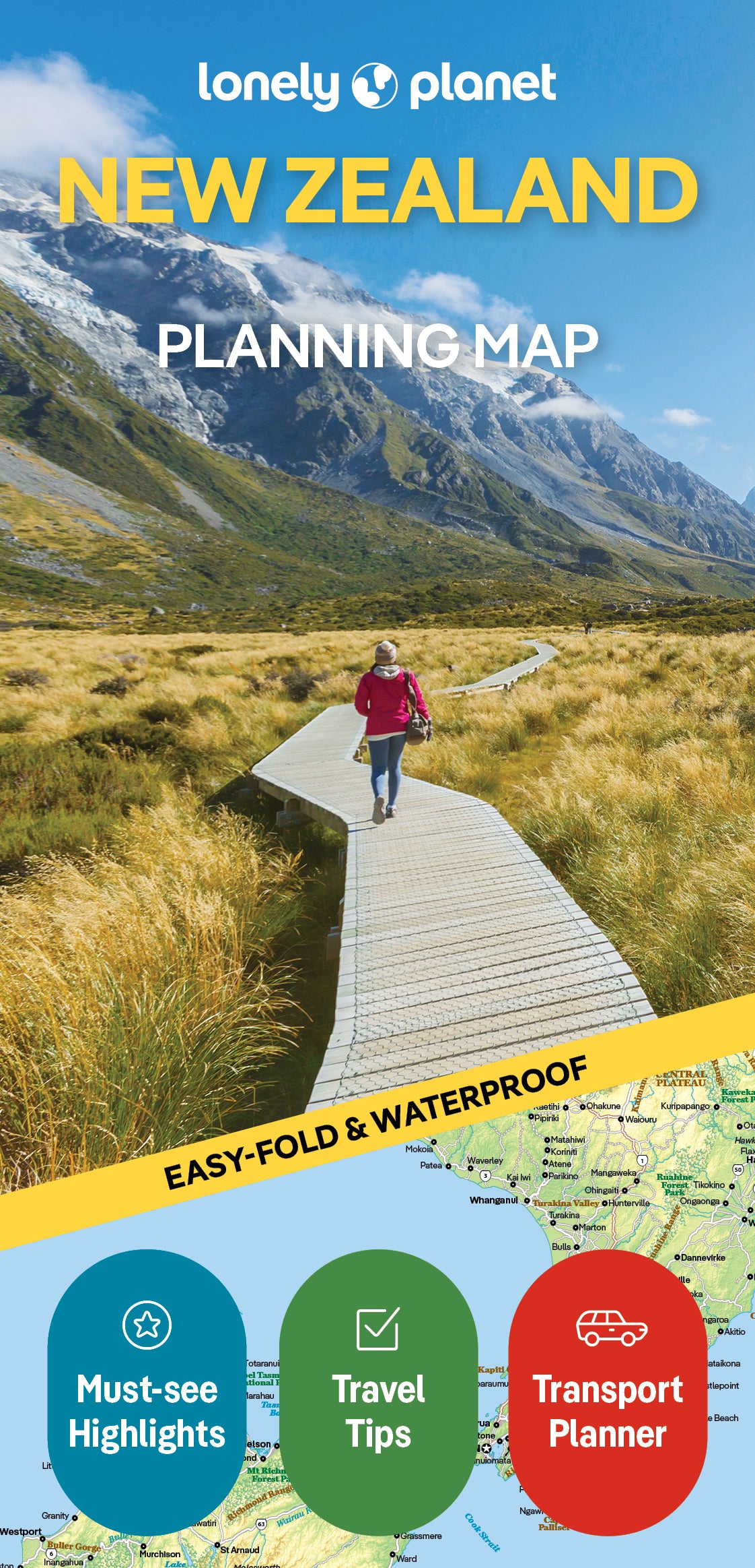 Lonely Planet: New Zealand Planning Map 2nd Edition