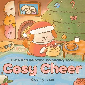 Cosy Cheer Cute and relaxing Christmas colouring book