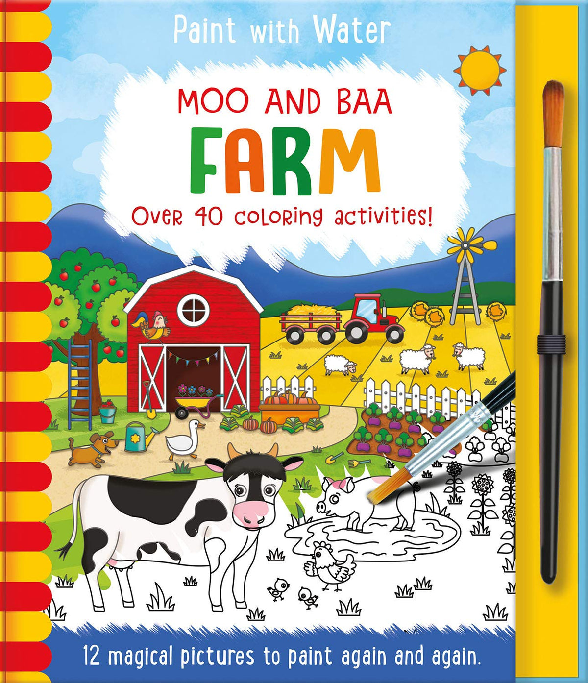 Moo and Baa - Magic Water Colouring