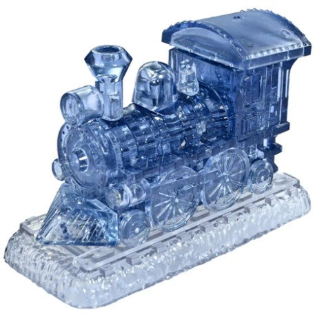 3D BLUE TRAIN CRYSTAL PUZZLE