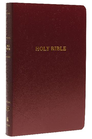 KJV Gift and Award Bible:  Red Letter Edition (Burgandy)