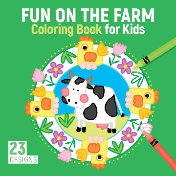 Fun on the Farm Coloring Book for Kids 23 Designs