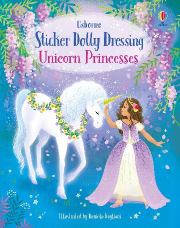 Sticker Dolly Dressing:  Unicorn Princess