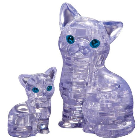 Crystal Puzzle 3D Cat and Kitten