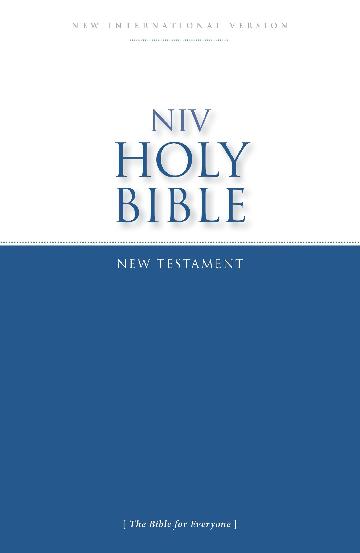 NIV Holy Bible New Testament [Blue]