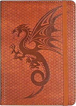 Artisan Dragon Journal (Vegan Leather Notebook)