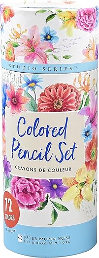 Studio Series Colored Pencil Tube Set (72-colors)