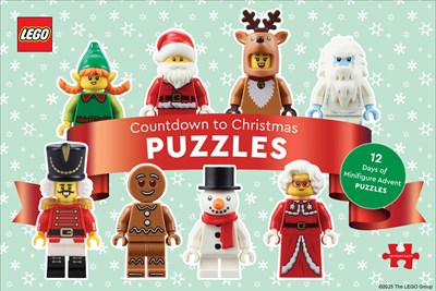 LEGO Countdown to Christmas Puzzles 12 Days of Minifigure Advent Puzzles