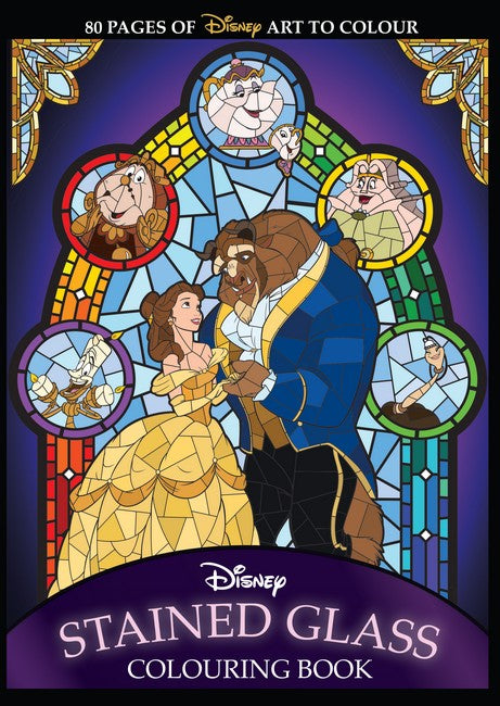 Disney Stained Glass Colouring Book - Scholastic Australia