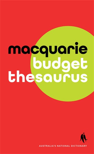 Macquarie Budget Thesaurus (new edition)