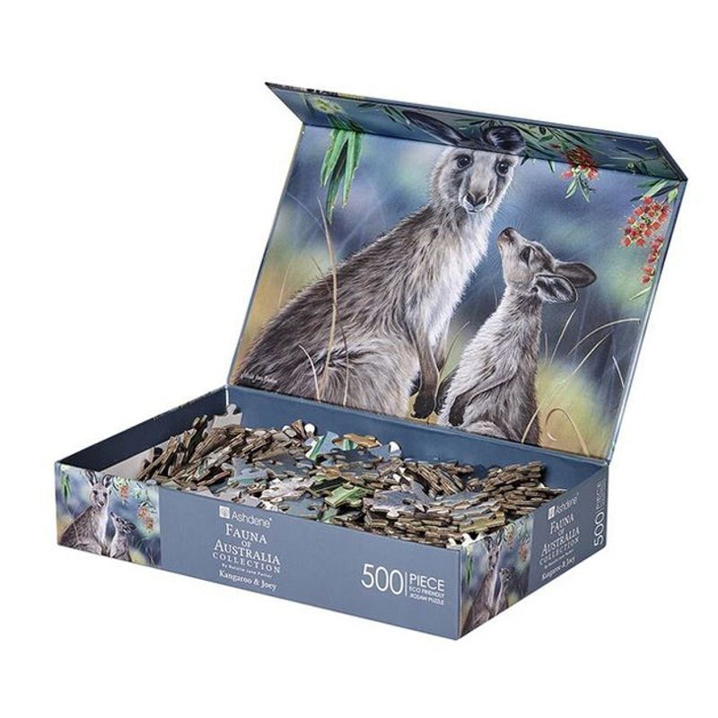 Kangaroo and Joey 500 Piece Puzzle