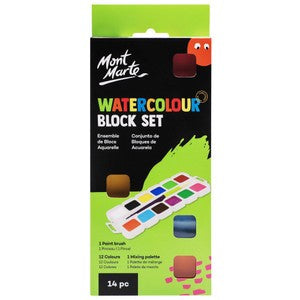 MM Kids Watercolour Block Set 14pc