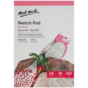 Signature Sketch Pad 150gsm 25 Sheet A5 148 x 210mm (5.8 x 8.3in)