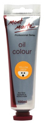 MM Oil Paint 100mls - Yellow Deep