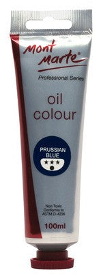 MM Oil Paint 100mls - Prussian Blue