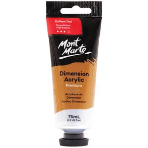 MM Dimension Acrylic 75mls - Brilliant Red