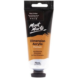 MM Dimension Acrylic 75mL - Raw Umber