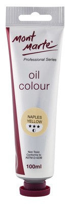 MM Oil Paint 100mls - Naples Yellow