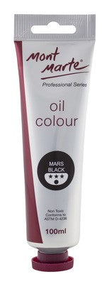MM Oil Paint 100mls - Mars Black