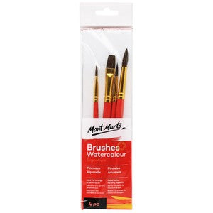 MM Gallery Series Brush Set Watercolour 4pc