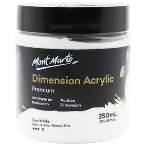 Dimension Acrylic 250ml Zinc White