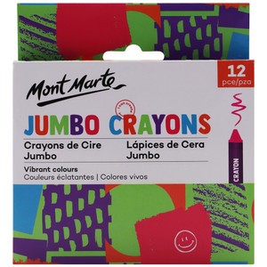 MM Jumbo Crayons 12pce