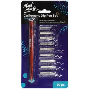 MM Caligraphy Dip Pen Set - 9 Nib