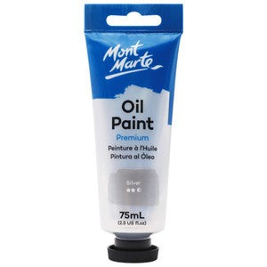 MM Oil Paint 75ml - Silver