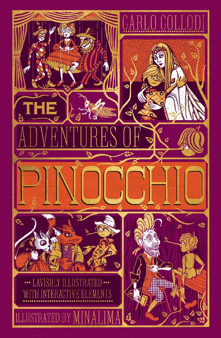 The Adventures of Pinocchio (Illustrated with Interactive Elements)