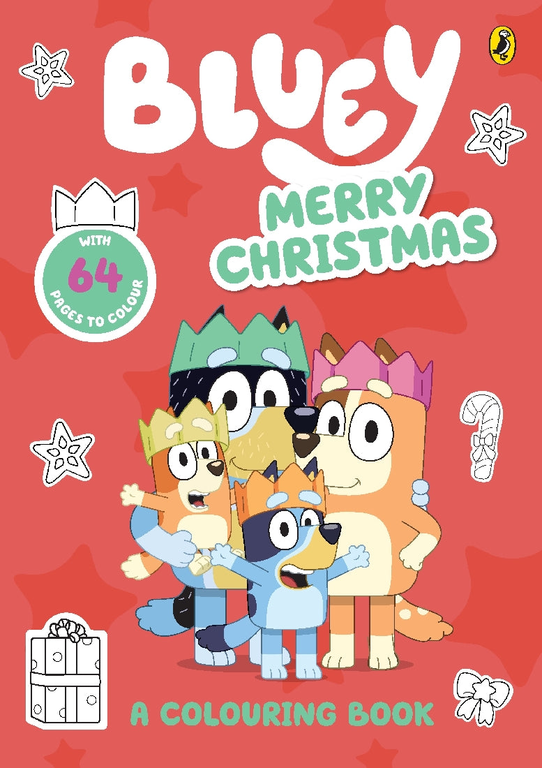 Bluey: Merry Christmas: A Colouring Book