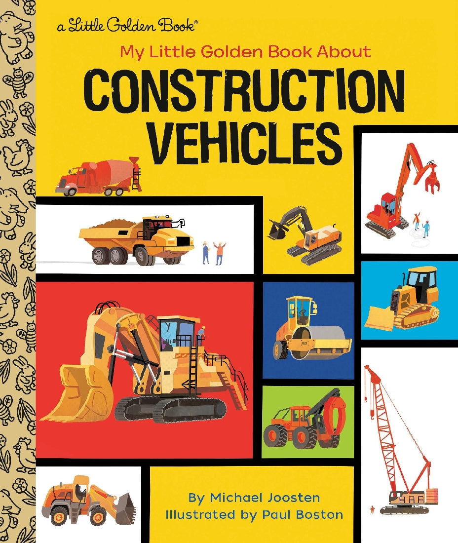 LGB My Little Golden Book About Construction Vehicles