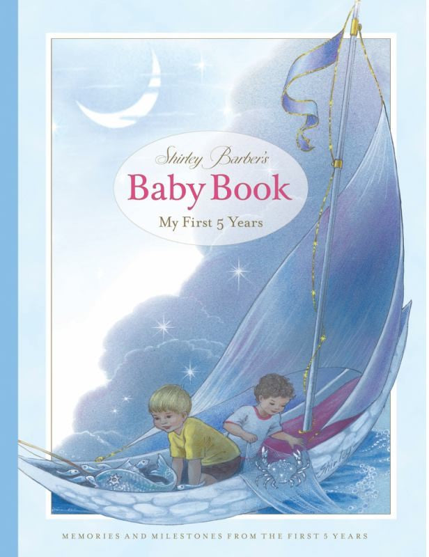 Shirley Barber's Baby Book My First Five Years (Blue)