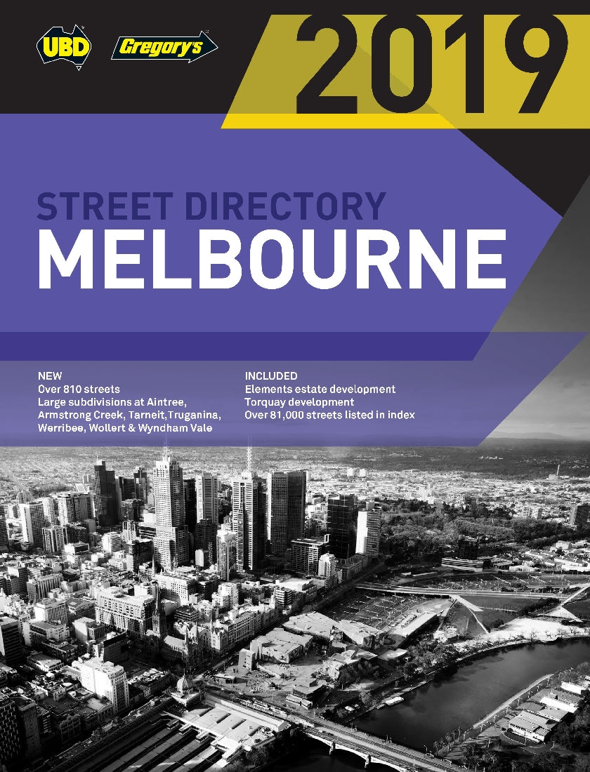 Melbourne Street Directory 2019 53rd ed