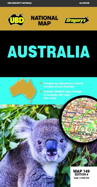 Australia Map 149 6th ed