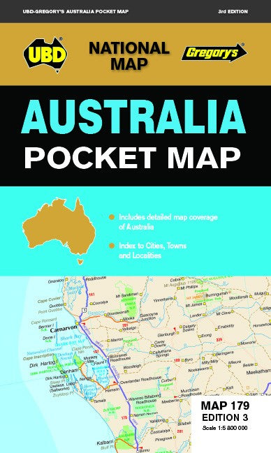 Australia Pocket Map 179 3rd ed