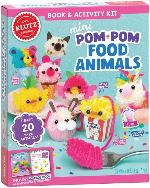 Mini Pom-Pom Food Animals (Klutz)